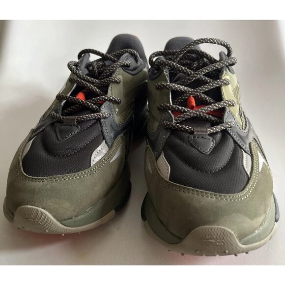 Lacoste L003 Neo Tech Sneakers Lace-Up Shoes Green Olive Men\'s 8.5 main image 11